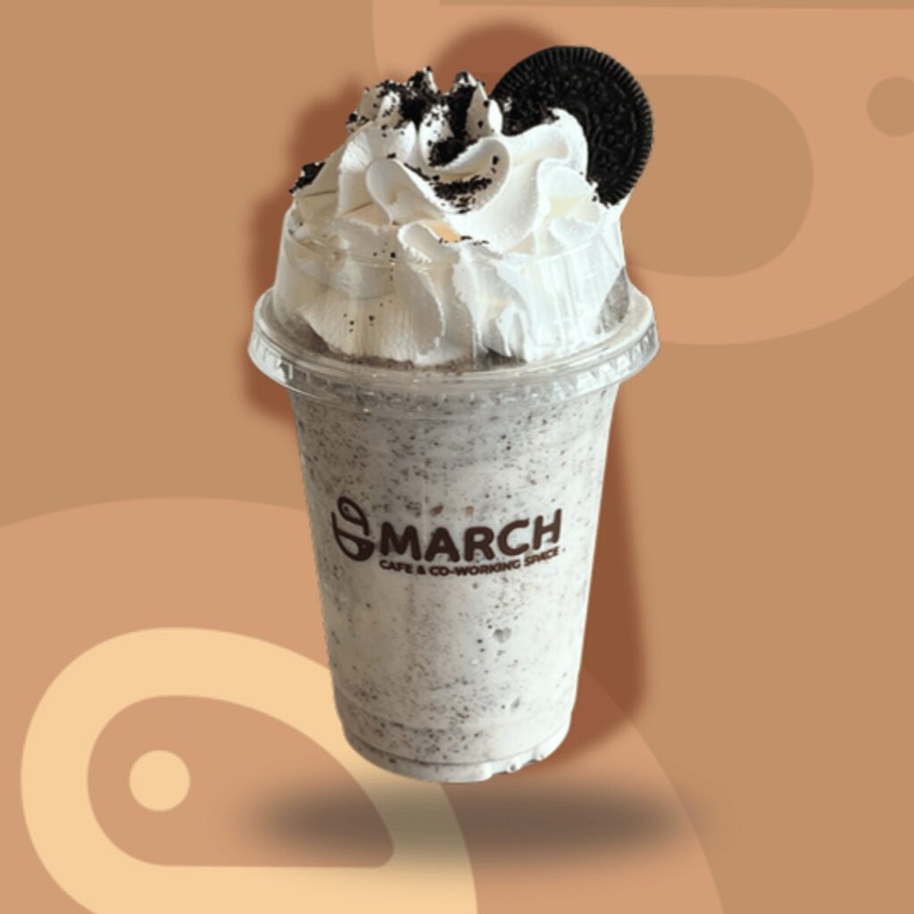Blended Oreo milk