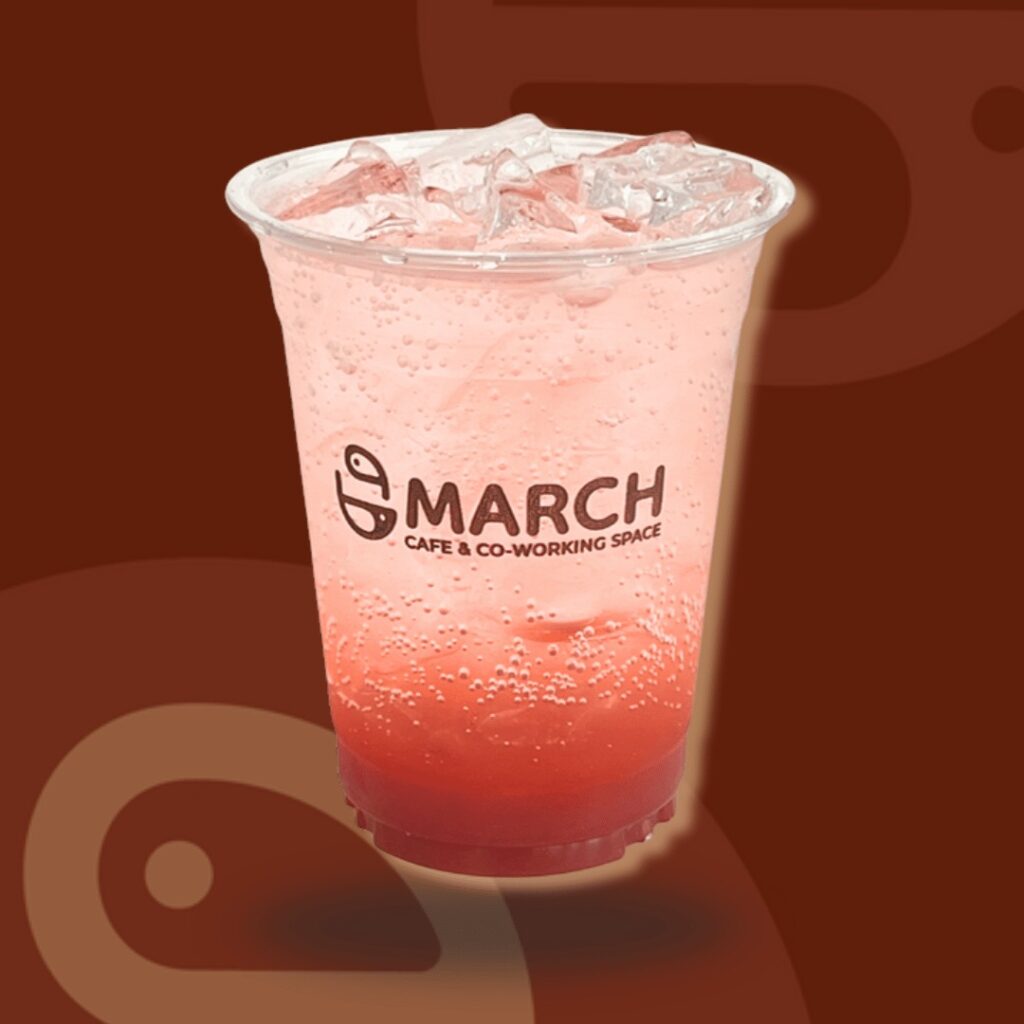 Strawberry soda